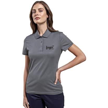 Image produit alternative Polo à teinture par filature pour femme