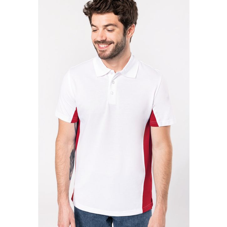 Image produit alternative Polo bicolore FLAG Kariban