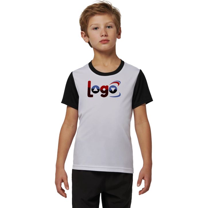 Image produit alternative Maillot manches courtes bicolore enfant