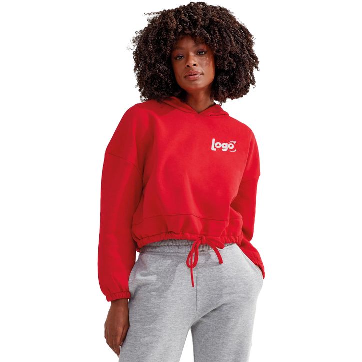 Image produit alternative Tridri® sweat à capuche oversize court femme