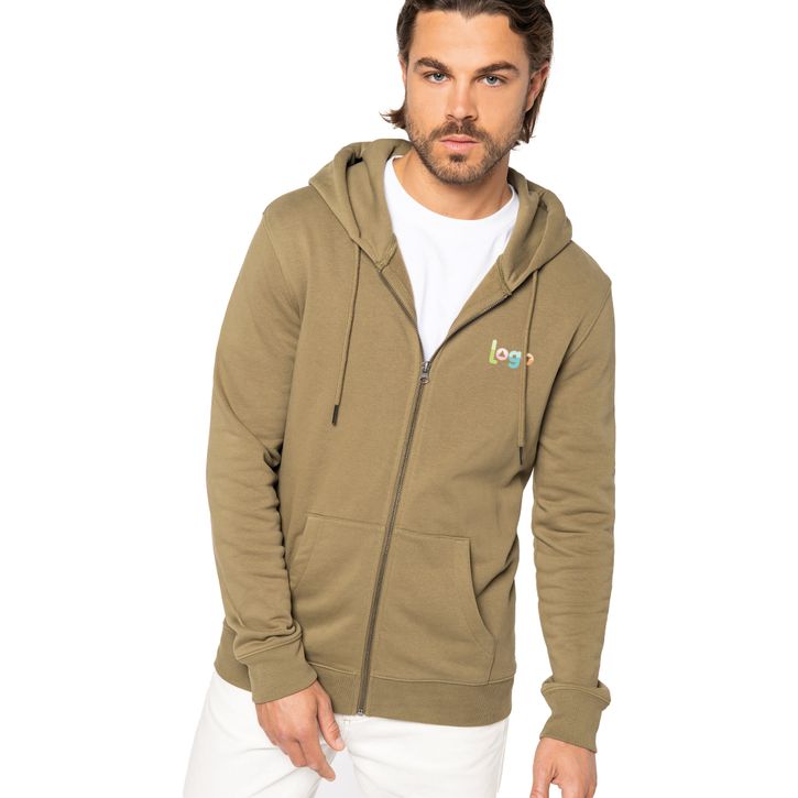 Image produit alternative Sweat zippé capuche unisexe - 350g