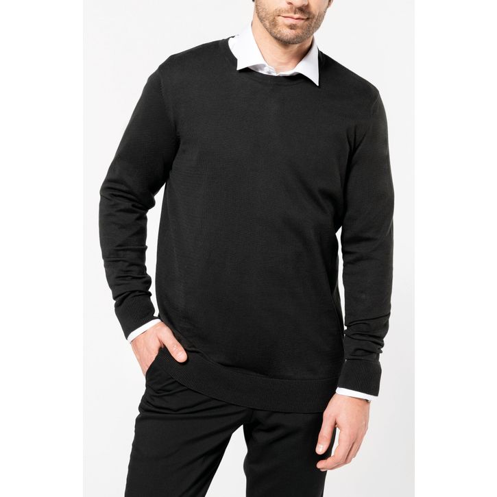 Image produit alternative Pull Supima® col rond homme