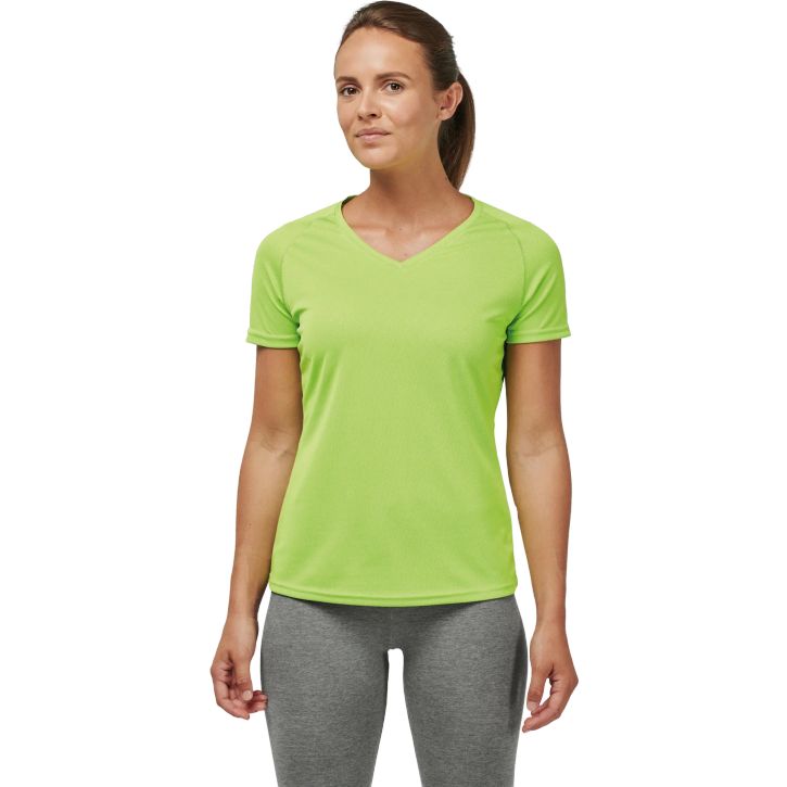 Image produit alternative T-shirt de sport manches courtes col v femme