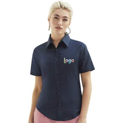 Image produit alternative Short Sleeve Oxford Shirt Lady-Fit
