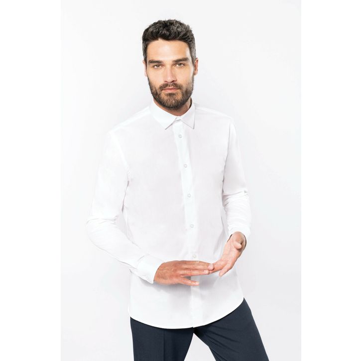 Image produit alternative Chemise popeline manches longues homme 