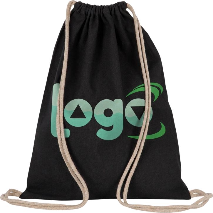 Image produit alternative Petit sac à dos recyclé à cordon coulissant
