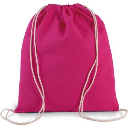 Image produit alternative Petit sac à dos en coton bio avec cordelettes