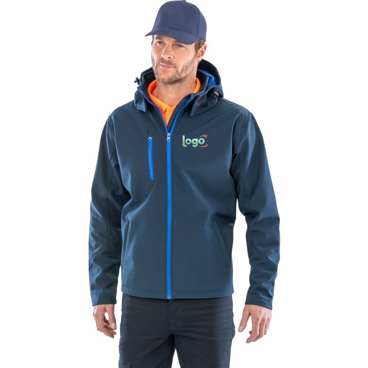 Image produit alternative Mens recycled hooded softshell