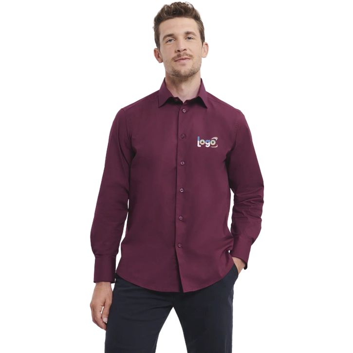 Image produit alternative Chemise stretch ajustée manches longues homme