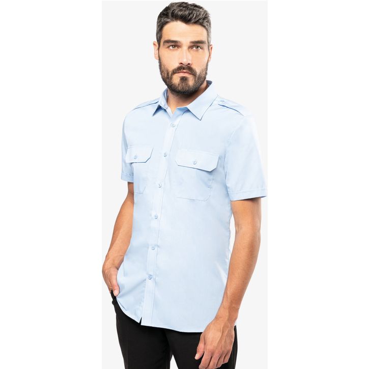 Image produit alternative Chemise pilote manches courtes homme