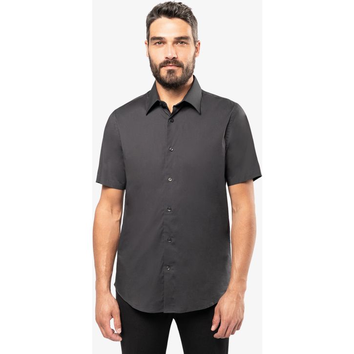 Image produit alternative Chemise coton / élasthanne manches courtes