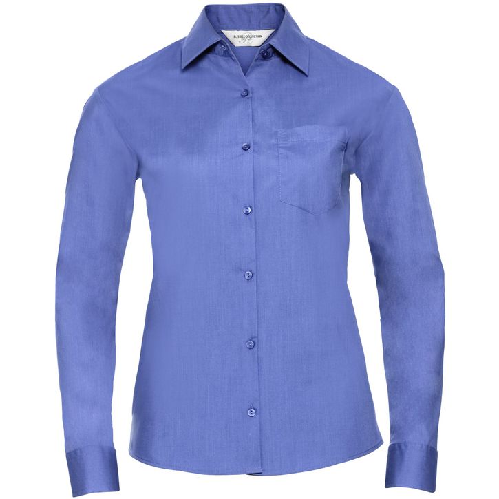 Image produit alternative Ladies’ long sleeve classic polycotton poplin shirt