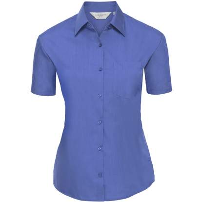 Image produit alternative Ladies’ short sleeve classic polycotton poplin shirt
