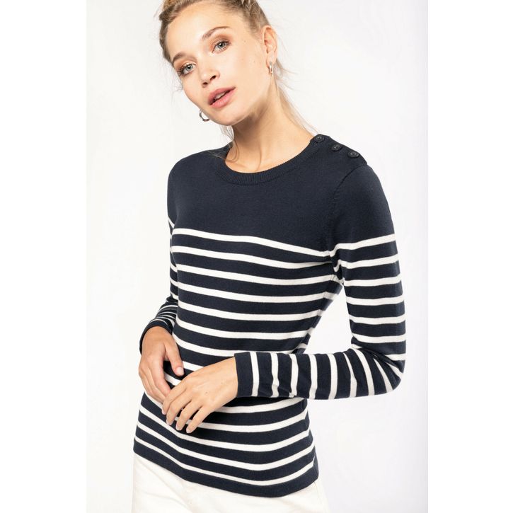 Image produit alternative Pull marin femme