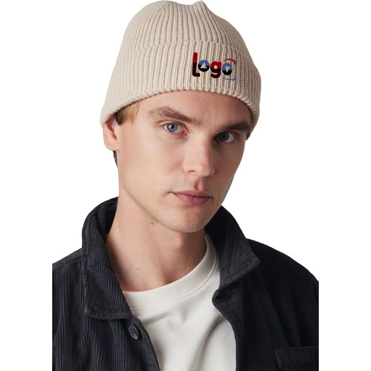 Image produit alternative Bonnet côtelé avec revers