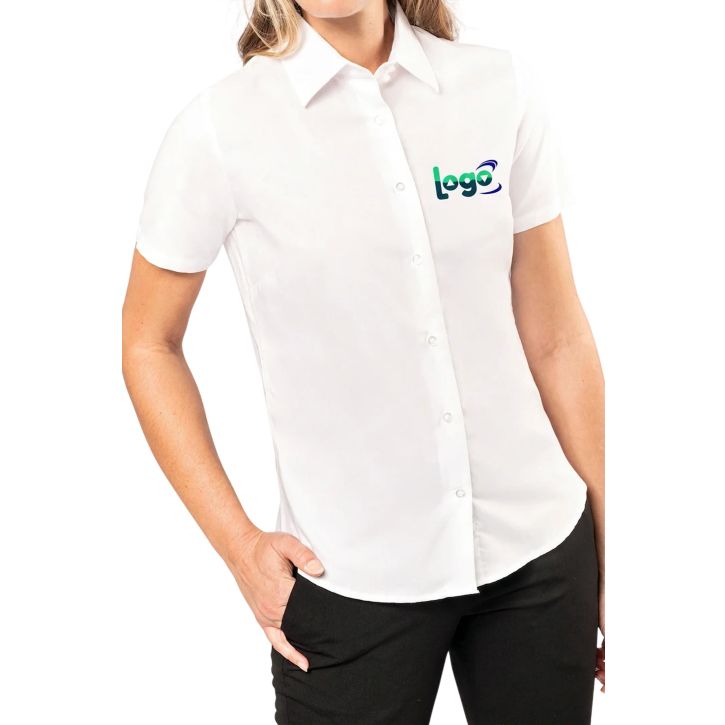 Image produit alternative Chemise Oxford manches courtes femme
