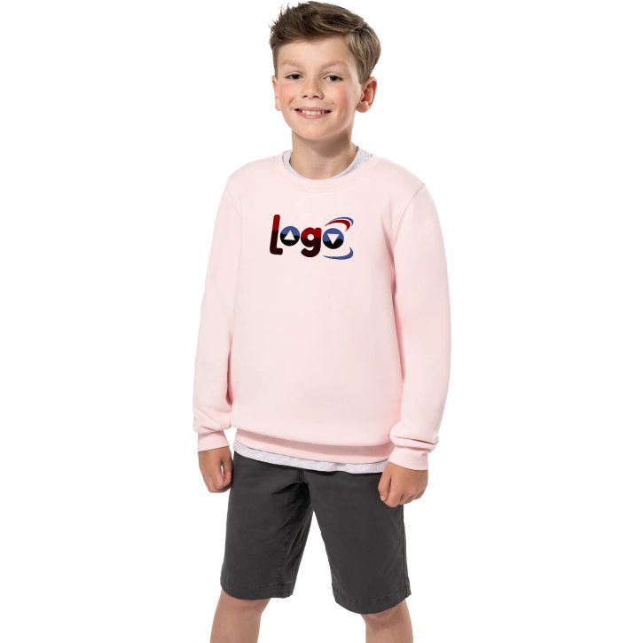 Image produit alternative Sweat-shirt écoresponsable col rond enfant 
