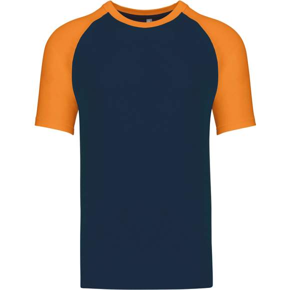 Baseball - T-shirt bicolore manches courtes
