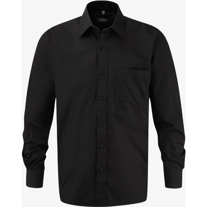 Image produit alternative Men’s long sleeve classic pure cotton poplin shirt