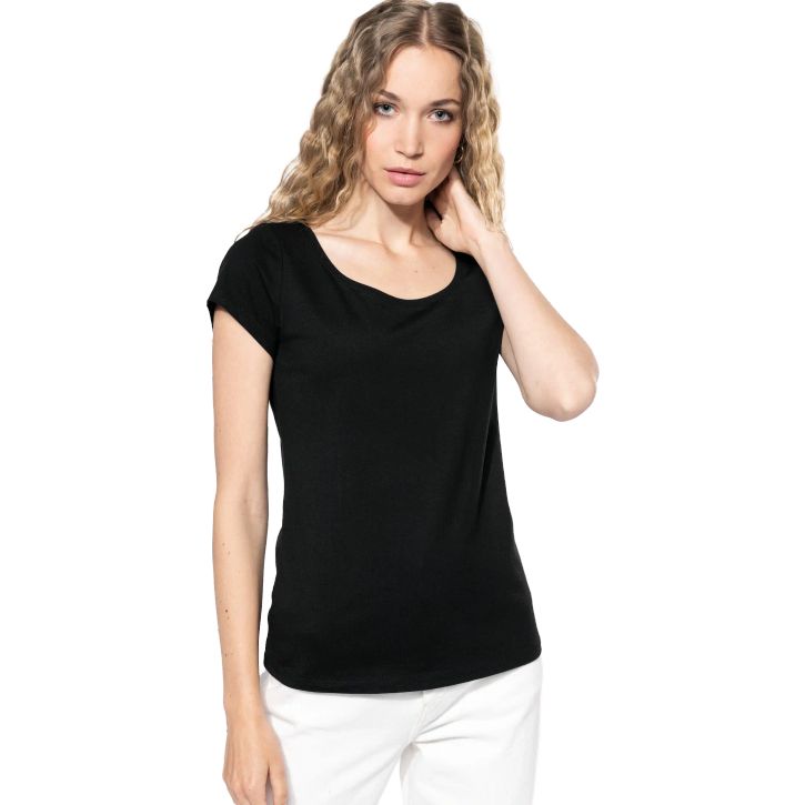 Image produit alternative t-shirt col bateau manches courtes femme