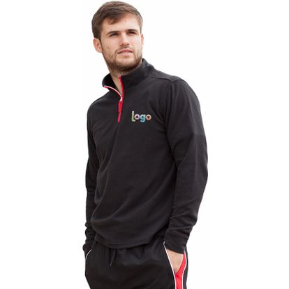 Image produit alternative ¼ zip long sleeve fleece piped