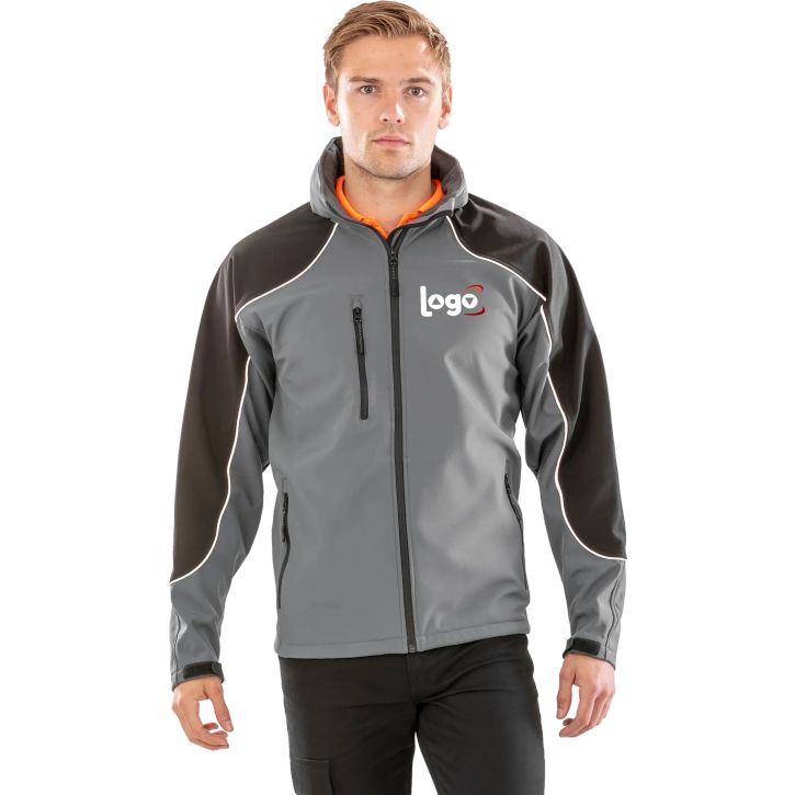 Image produit alternative Hooded ripstop softshell jacket