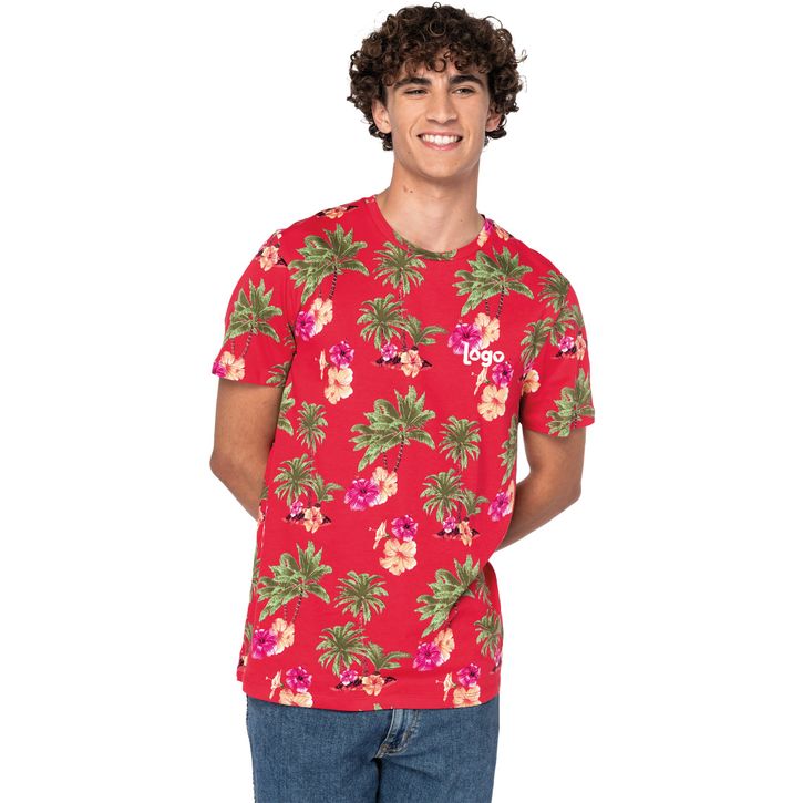 Image produit alternative T-shirt imprimé tropical homme