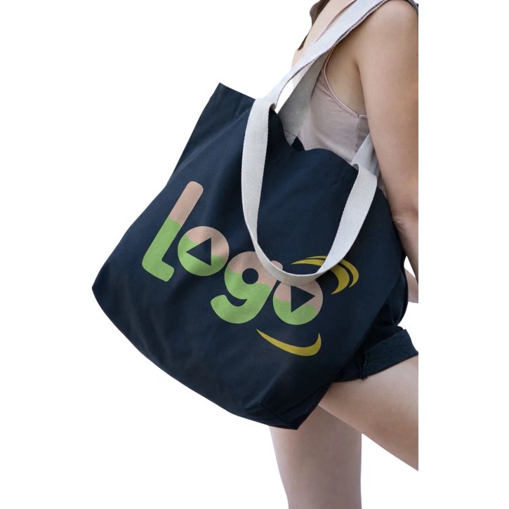 Image produit alternative Grand sac shopping recyclé à fond plat