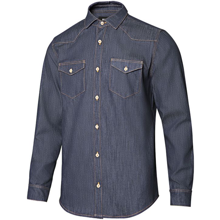 Image produit alternative Chemise stretch en denim homme