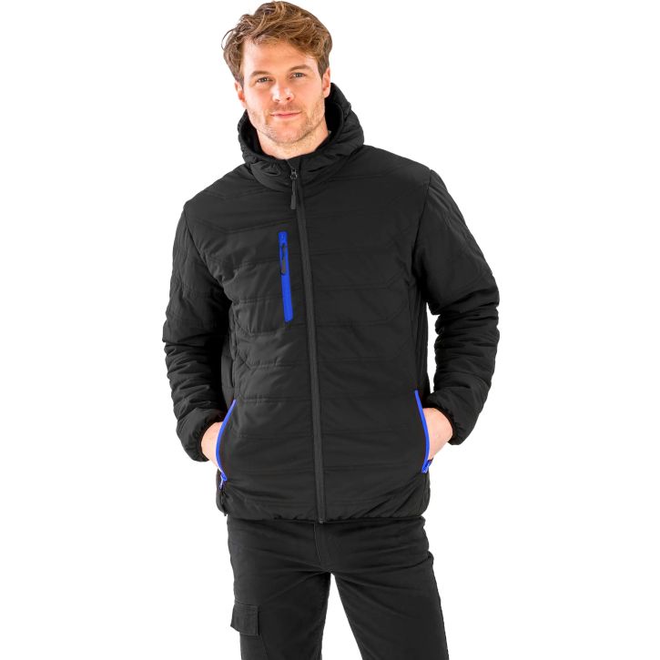 Image produit alternative Black compass padded winter jacket