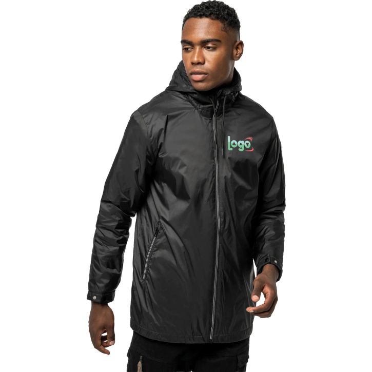 Image produit alternative Veste à capuche avec doublure en micropolaire unisexe