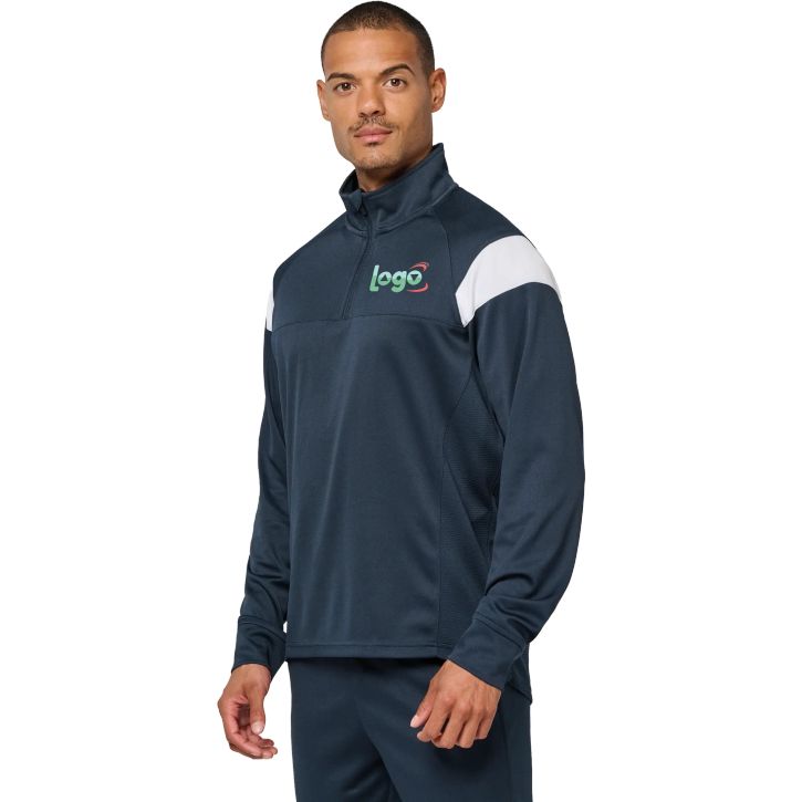 Image produit alternative Sweat d'entrainement 1/4 zip unisexe