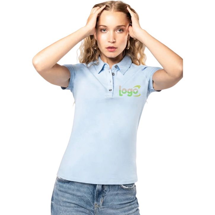 Image produit alternative Polo jersey manches courtes femme