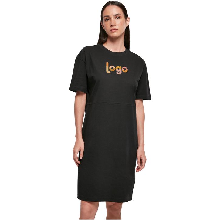Image produit alternative Ladies Organic Oversized Slit Tee Dress