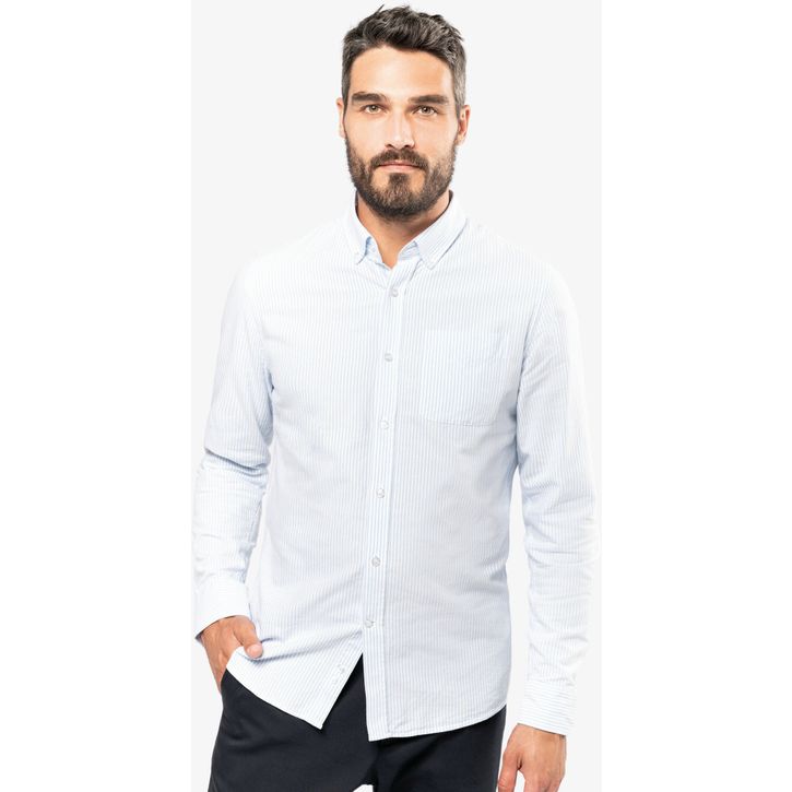 Image produit alternative Chemise oxford lavée manches longues homme