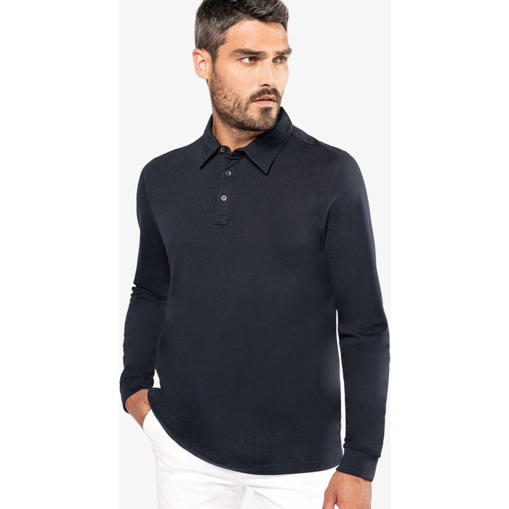Image produit alternative Polo jersey manches longues homme