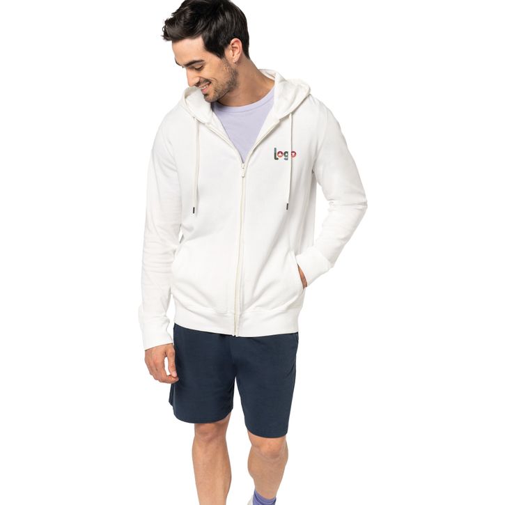 Image produit alternative Sweat Terry280 capuche zippé unisexe - 280g