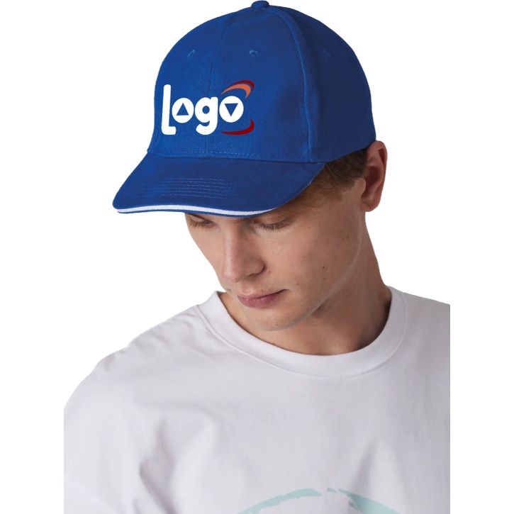 Image produit alternative Casquette Baseball avec sandwich - 6 panneaux