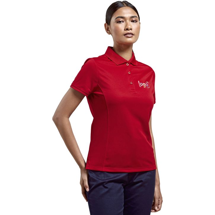 Image produit alternative Polo piqué Coolchecker® pour femme