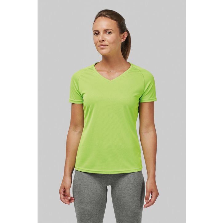 Image produit alternative T-shirt de sport manches courtes col v femme