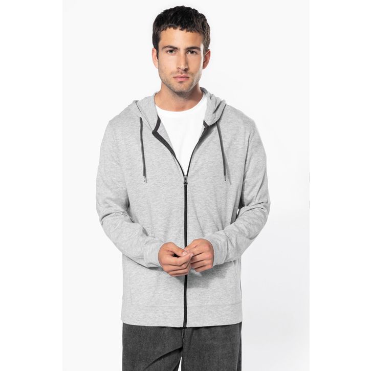 Image produit alternative Veste coton légère à capuche 