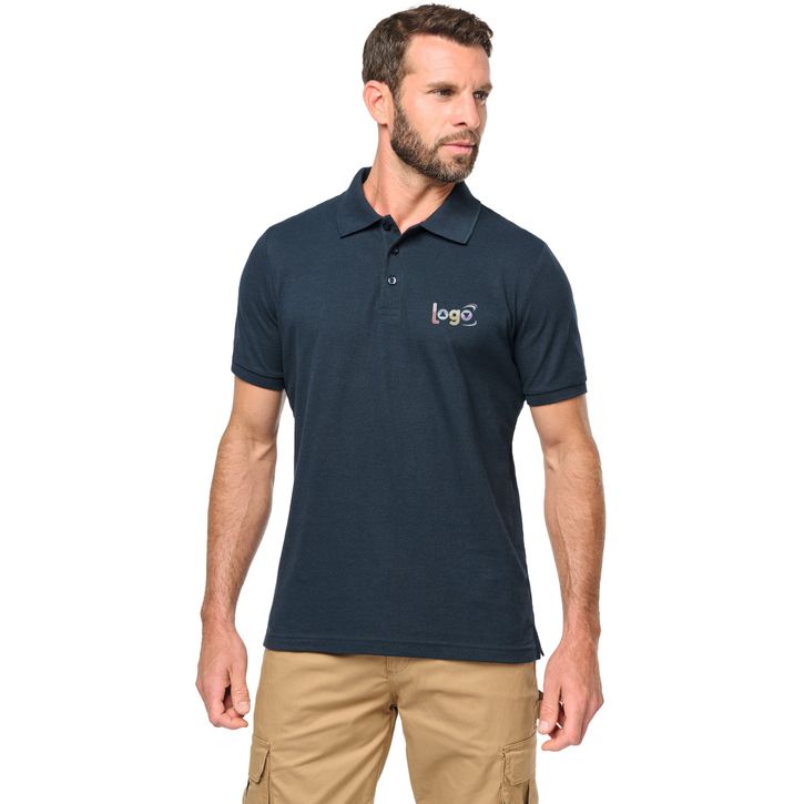 Image produit alternative Polo écoresponsable homme