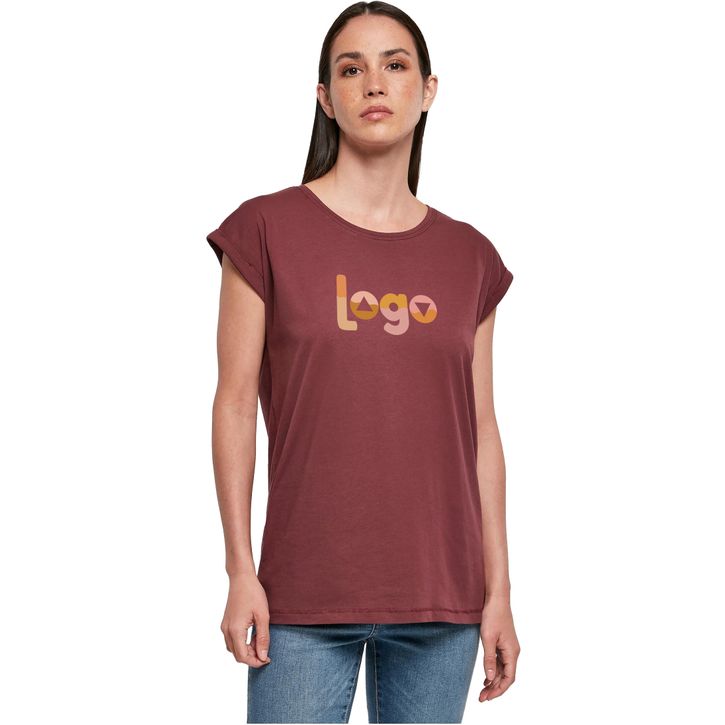 Image produit alternative Ladies Organic Extended Shoulder Tee