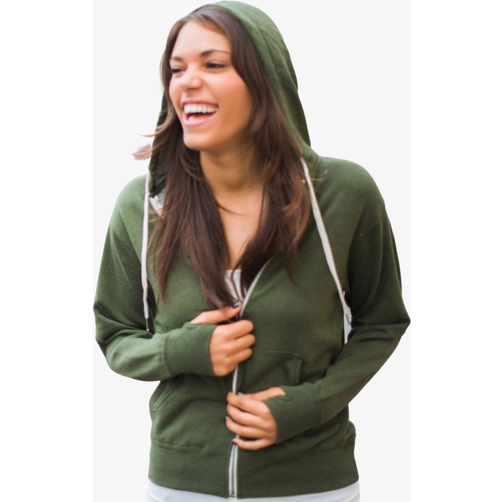 Image produit alternative Unisex Midweight French Terry Zip Hood