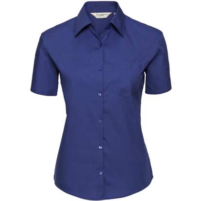 Image produit alternative Ladies’ short sleeve classic pure cotton poplin shirt