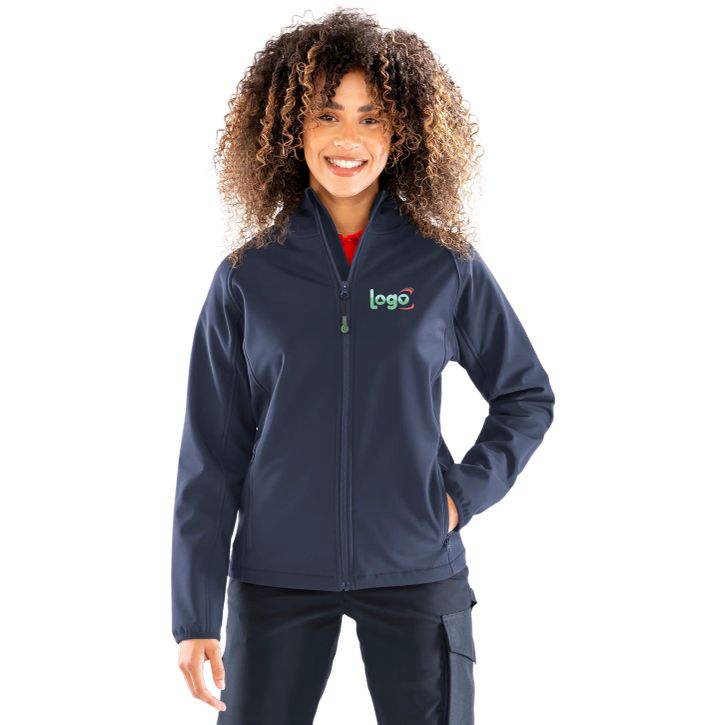 Image produit alternative Recycled 3-layer printable womens hooded softshell