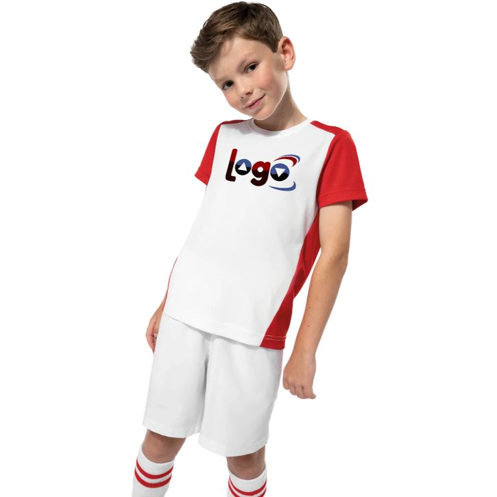 Image produit alternative T-shirt de sport écoresponsable bicolore enfant