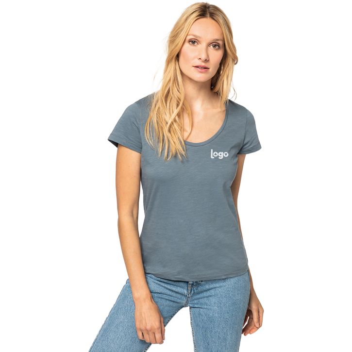 Image produit alternative T-shirt slub femme - 130g