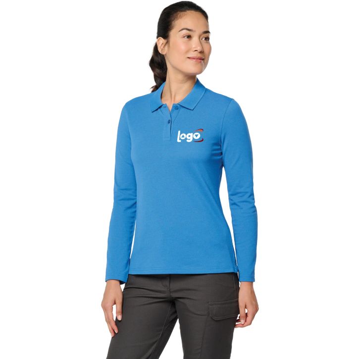 Image produit alternative Polo manches longues femme