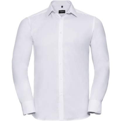Image produit alternative Men’s long sleeve tailored herringbone shirt